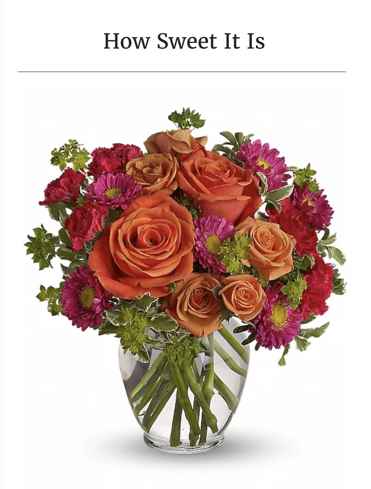 How sweet it is How sweet it is - Spring arrangement