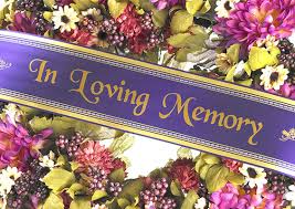 Sympathy Banner Custom - We can include a memorial tribute banner to your floral order in Any language.