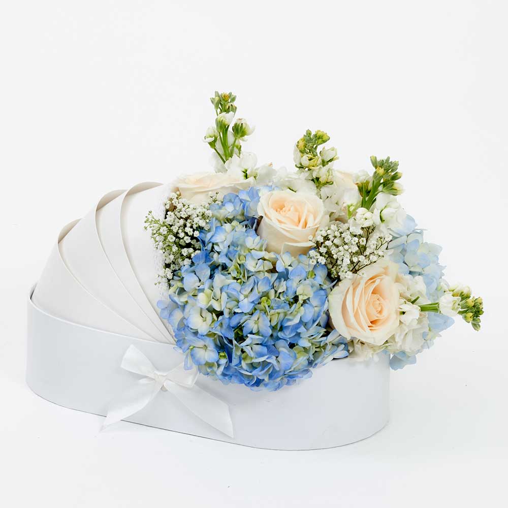 Welcome Baby Boy. Welcome Baby Boy. - In some instances, our photo may represent an overall theme or look and include a one-of-a-kind vase which cannot be exactly replicated. Although the actual bouquet may not precisely match the photo, its temperament will. Occasionally, substitutions of flowers and/or containers happen due to weather, seasonality and market conditions which may affect availability. If this is the case with the gift you’ve selected, we will ensure that the style, theme and color scheme of your arrangement is preserved and will only substitute items of equal value or higher value. If any design elements are of major importance to your order, please include them in the florist instructions at checkout or contact us to ensure availability.