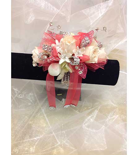 Coral Wrist Coral Wrist - Deep coral wrister with silver accents