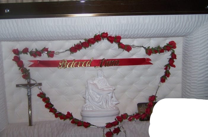 Large Floral Rosary Large Floral Rosary - Silk or fresh rosary. Available in others colors