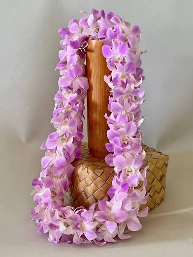 Lavender Lei - Beautiful graduation or any special location Lay with lavender orchids