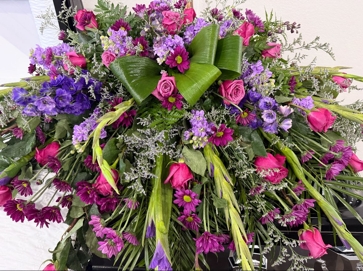Casket Spray - Purple