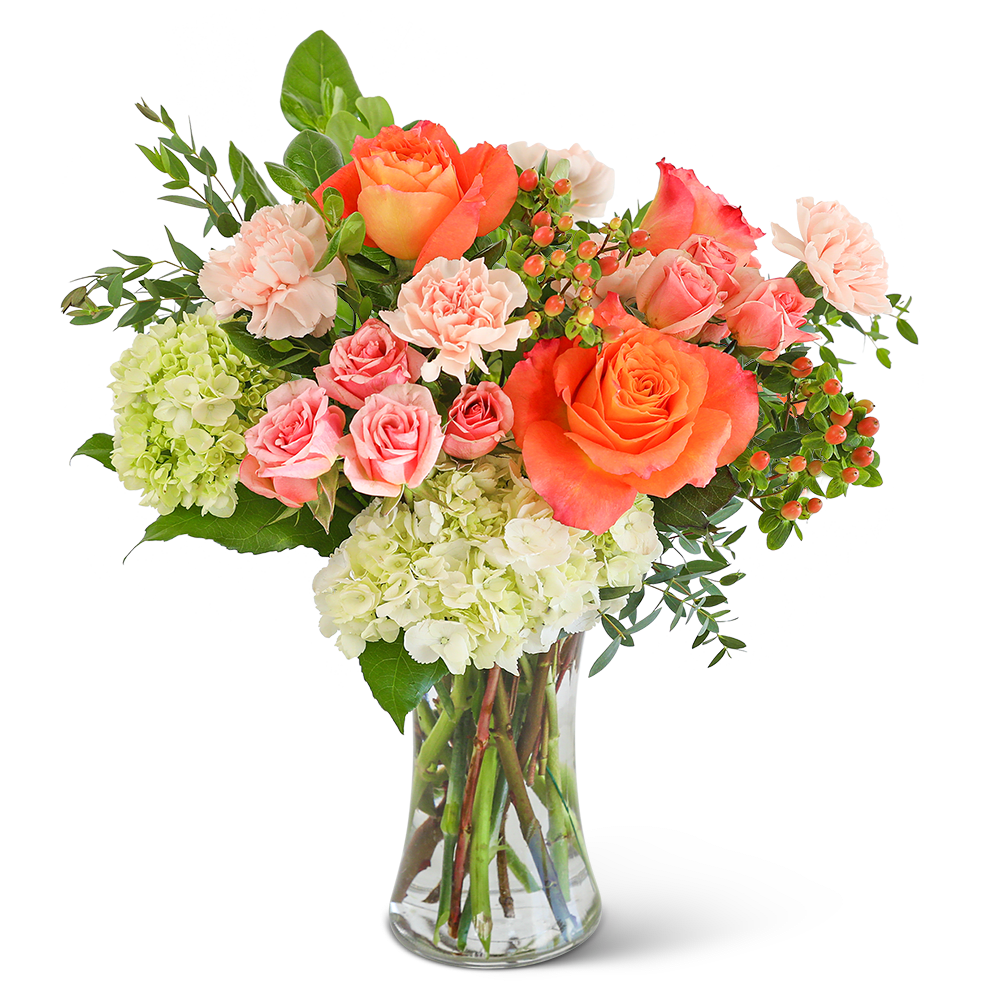 My First Love, My Mom - Your mom will always be your first love, the one who showed you the purest form of affection and unconditional support. Send that message this Mother’s Day with this beautiful flower arrangement, My First Love, My Mom. Its highlighted flowers include Free Spirit Roses, carnations, hydrangea, spray roses, and assorted foliage.