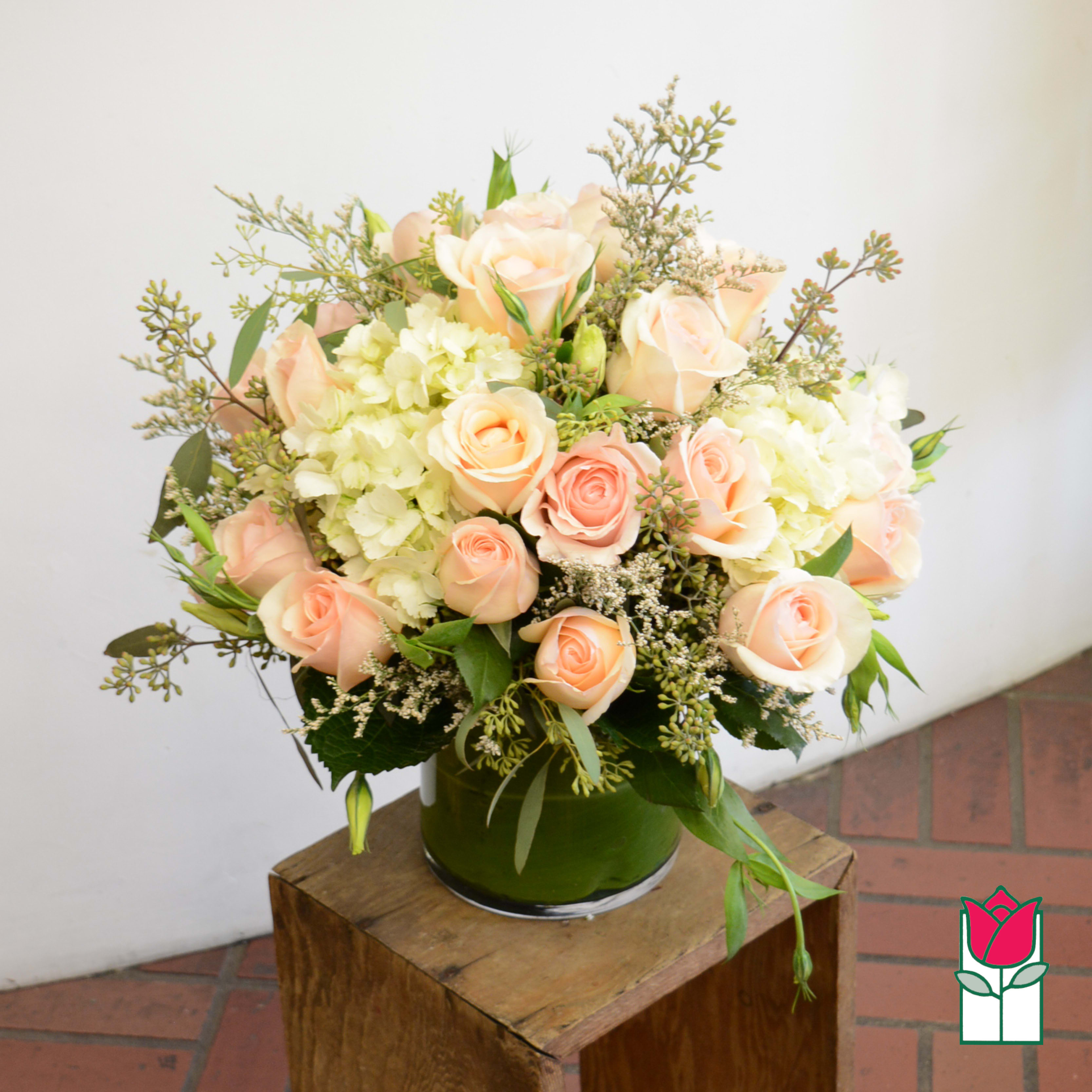 Beretania's Peyton Bouquet - The Beretania Florist Peyton Compact Bouquet Approx. 18H X 14W