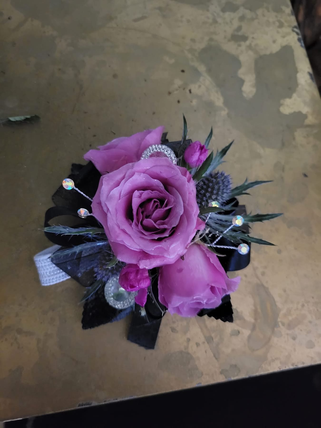 Corsage lavander and navy Corsage lavander and navy - Beutiful corsage