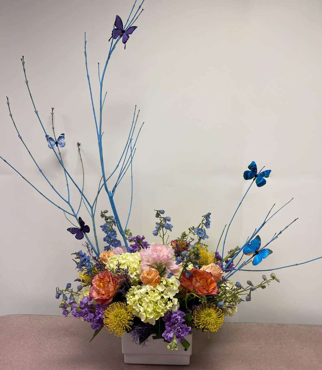 BUTTERFLY KISS - A RICH VARIETY OF SEASONAL FLOWERS WITH BURSTS OF BRIGHT COLORS TO ATTRACT THE MOST BEAUTIFUL OF BUTTERFLIES.