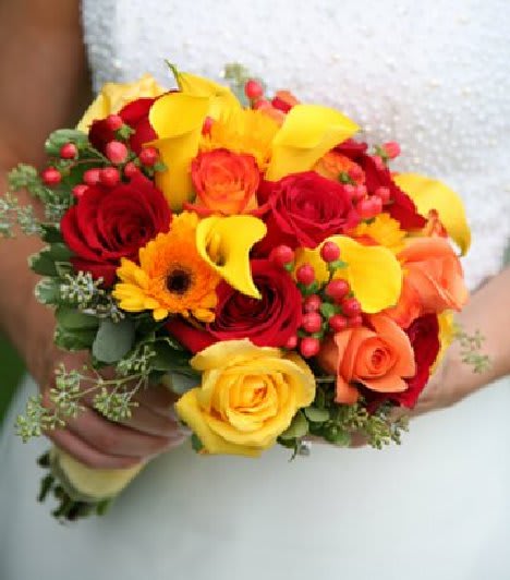 Citrus Pop Bridal Citrus Pop Bridal - Gorgeous hand- held bridal bouquet of citrus pops of color!