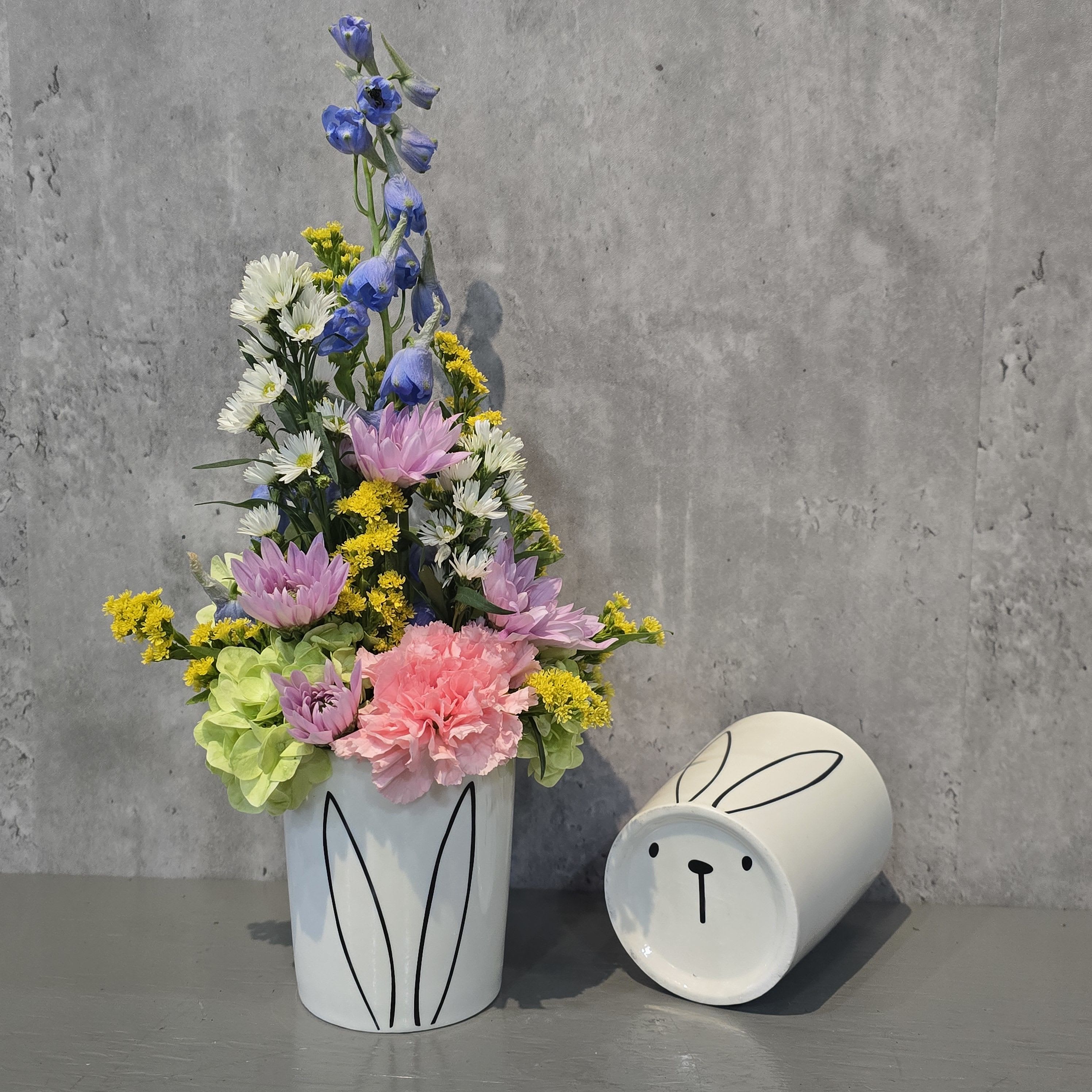 Some-Bunny Loves You Some-Bunny Loves You - *Includes ONE cup, second cup photographed to show what the cup looks like* This adorable little bunny cup makes for a perfect spring coffee or ice cream up to use all season!