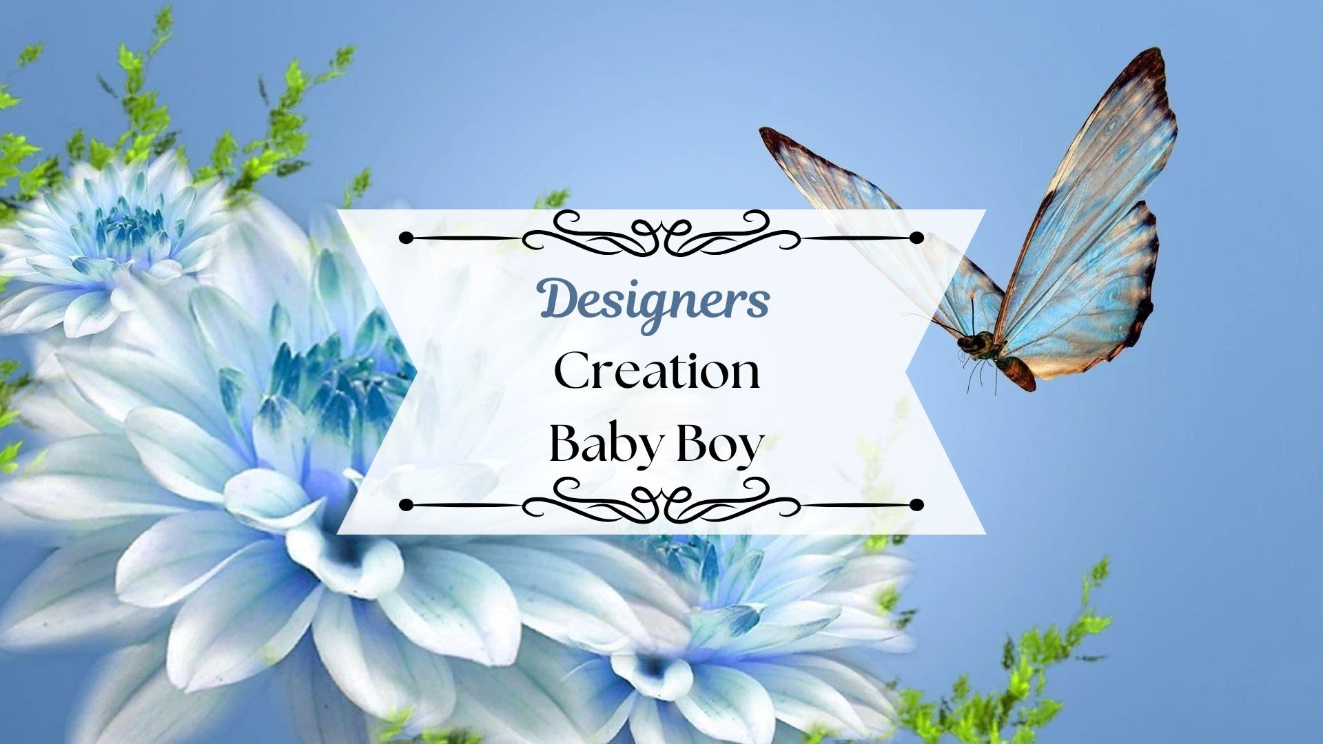 Baby Boy Designers Creation - Let our professional floral designer's create a custom design just for you with the freshest, longest lasting flowers we currently have in stock. This way a unique arrangement is delivered every time. Designs and Flowers will vary.