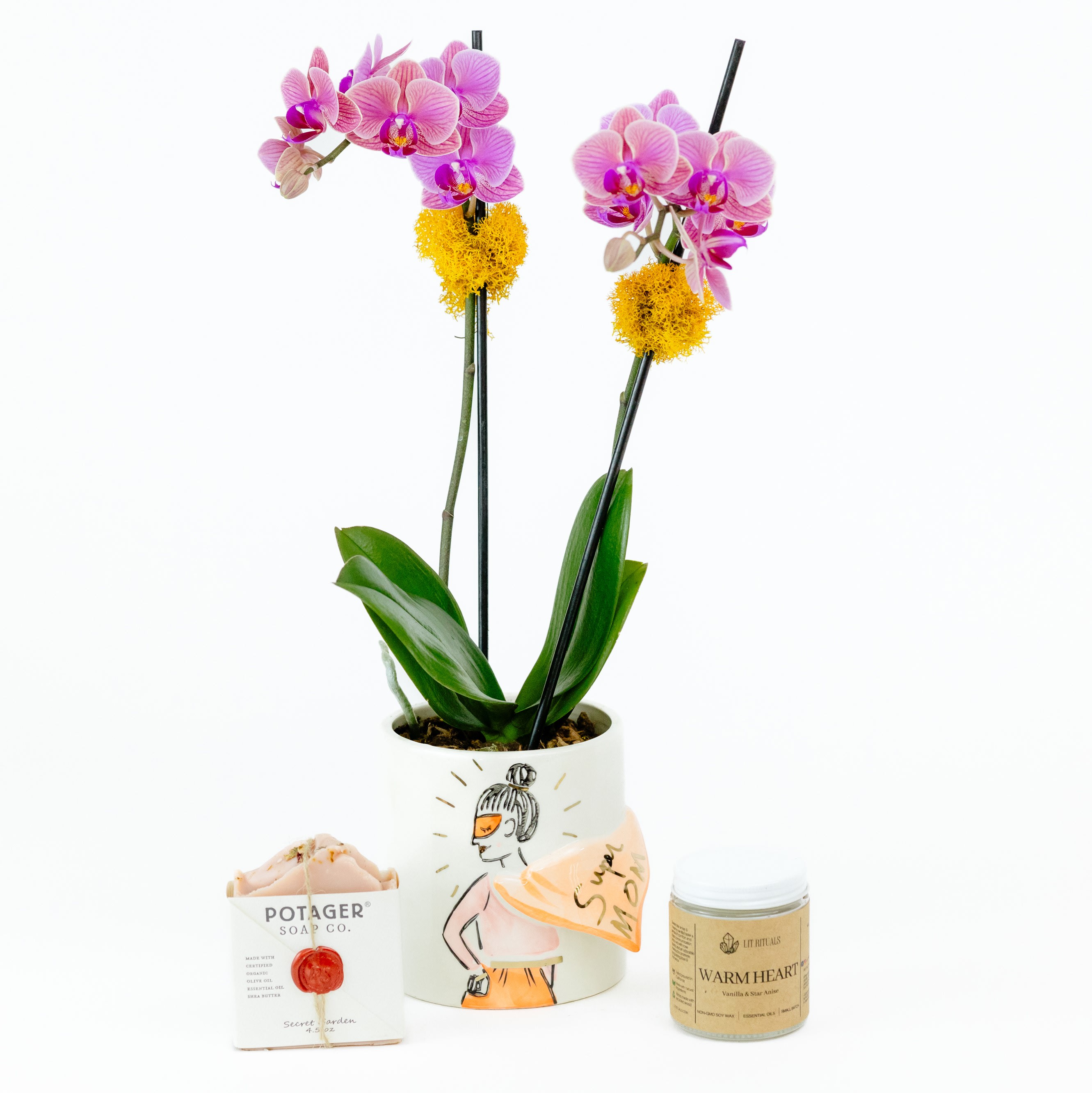 Super Mom Gift Set  - Super mom gift set is the perfect gift for any super amazing moms out there. Show your love and appreciation for those special women and everything they do!  