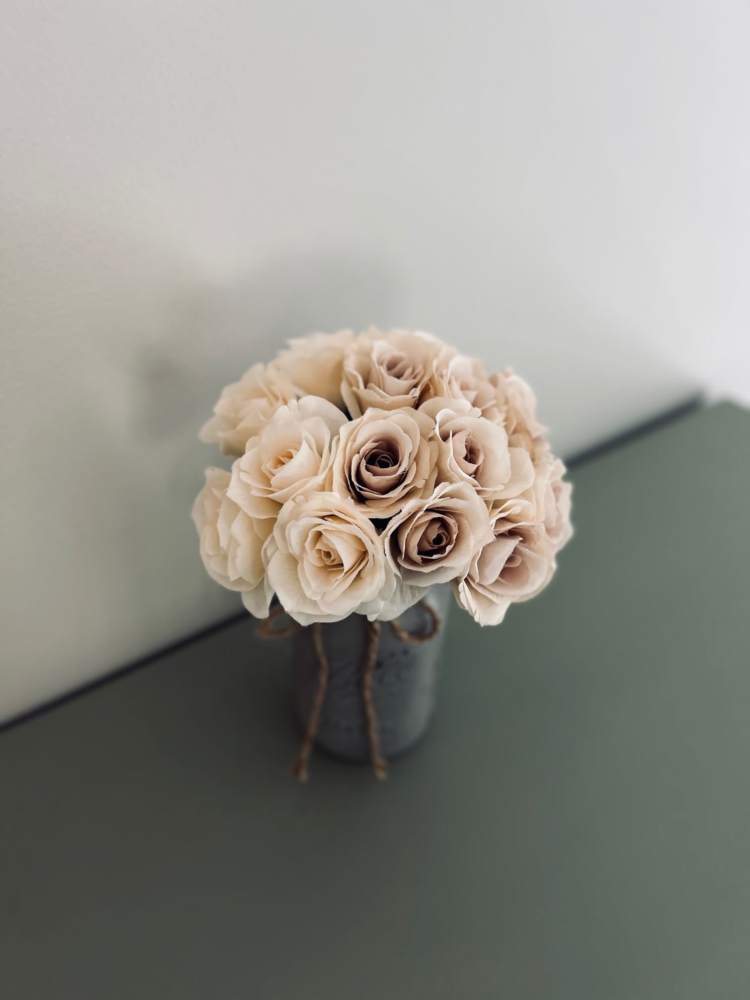 2 Dozen You Pick Spray Roses in Colored Small Mason Jar 2 Dozen You Pick Spray Roses in Colored Small Mason Jar - 24 fresh cut Spray Roses arranged delicately in a small mason jar and tied with twine. Jar design can vary based on seasons and holidays. If you have a special request, please reach out.