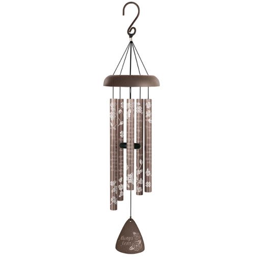 30&quot; Windchime Alway's Near - Inscription reads:  Those we love don't go away, they walk beside us every day…unseen, unheard, but always near, still loved, still missed and very dear.