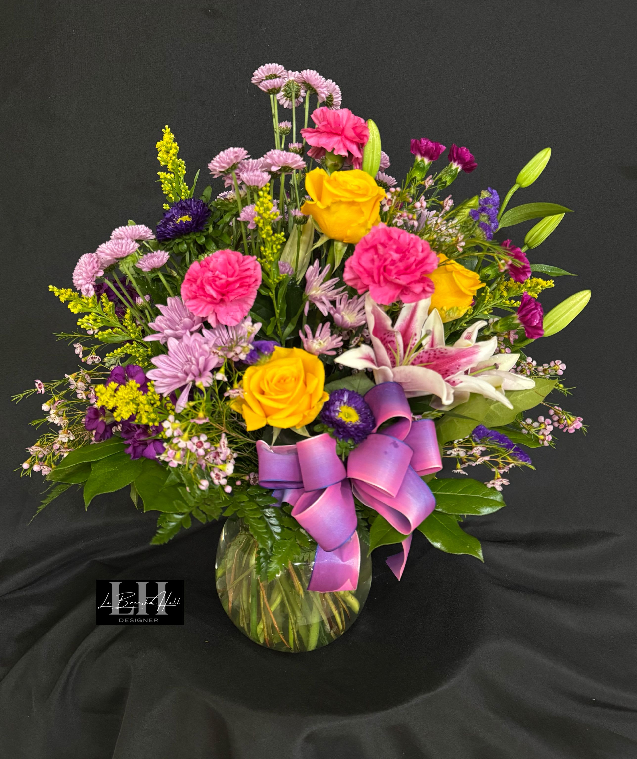 Petal Paradise  - Bright and colorful arrangement 