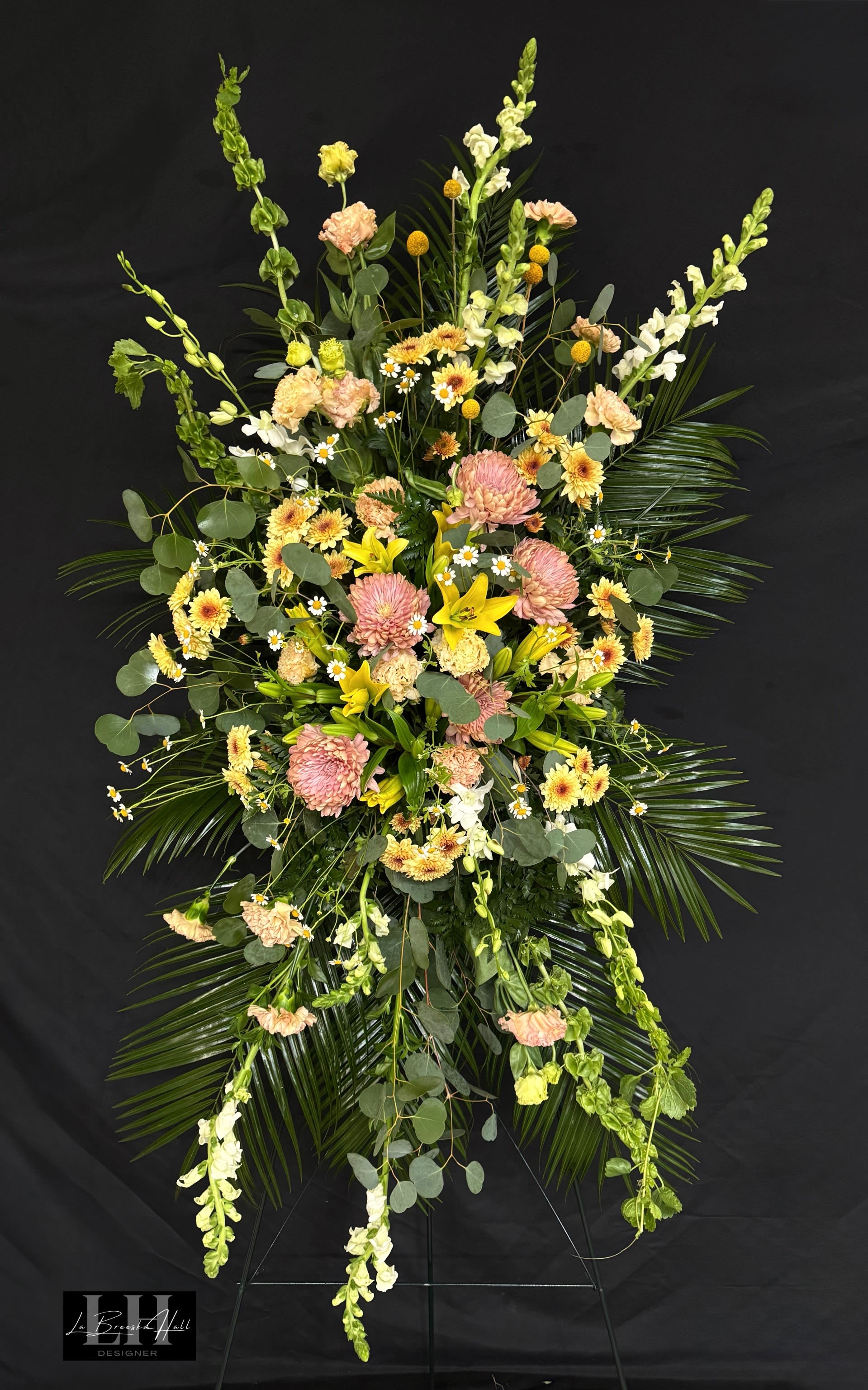 Dainty Dreams  - Sympathy standing spray arrangement 