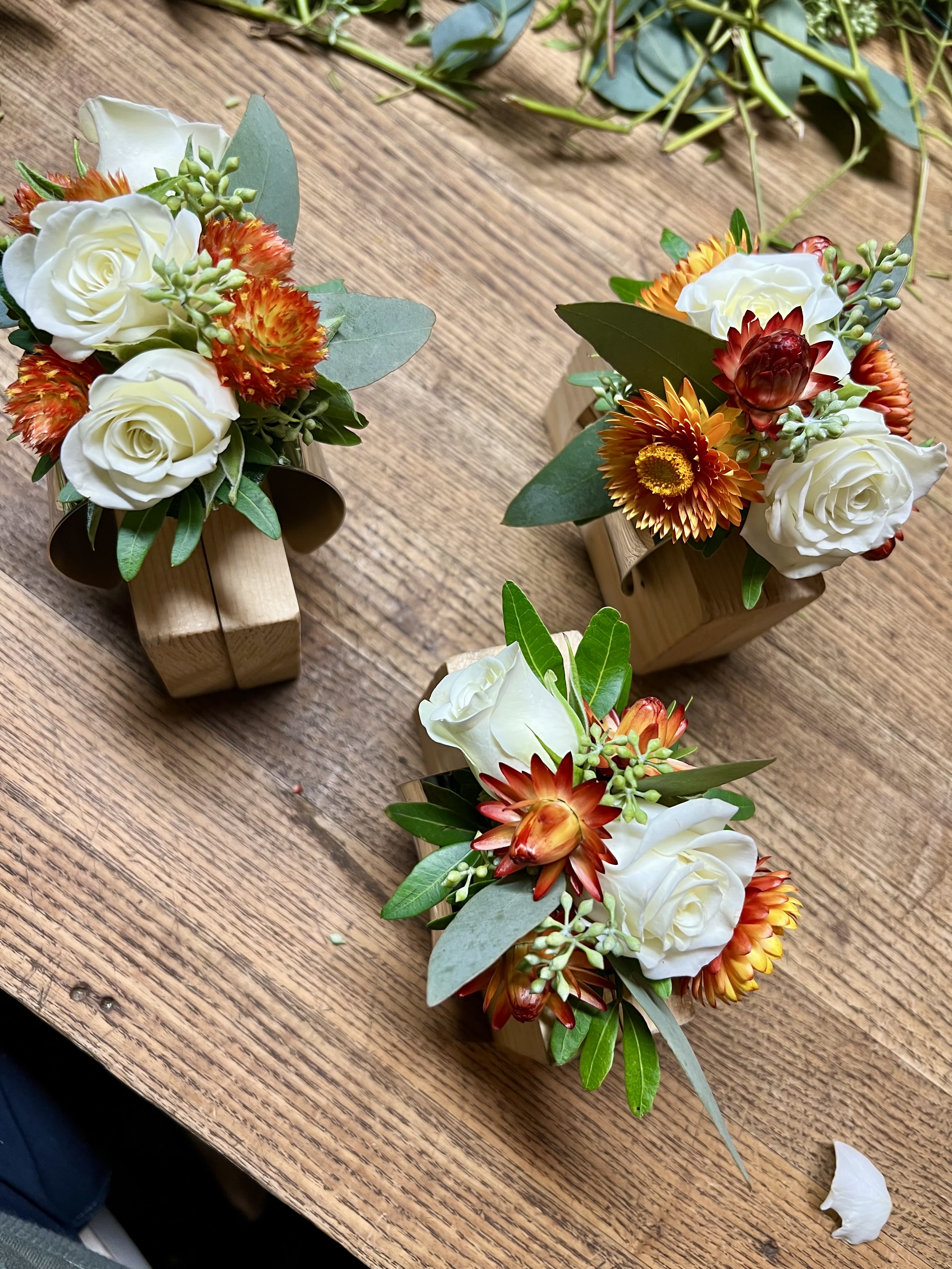 Customized Wrist Corsage Customized Wrist Corsage - Let us know your dress and jewelry color and we’ll create something unique just for you!