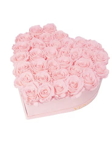 Pink forever rose box - The magical touch of pink forever roses in a beautiful luxury box