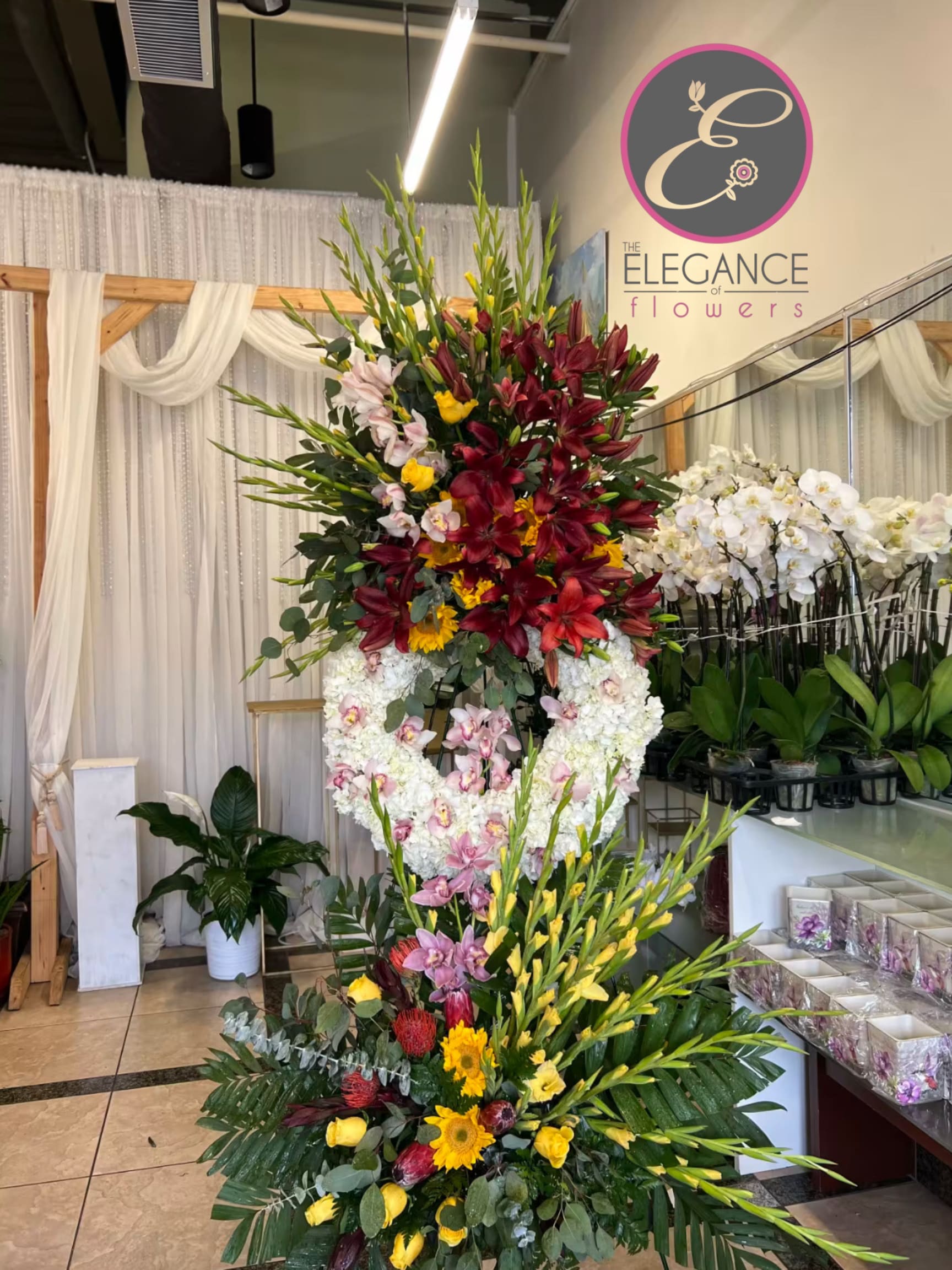 Circle of Life #2 Circle of Life #2 - A heartfelt tribute symbolizing the circle of life, this arrangement represents eternal love and the unbroken bond we share with those who have touched our lives. Designed with serene blooms to bring comfort and peace during times of loss.