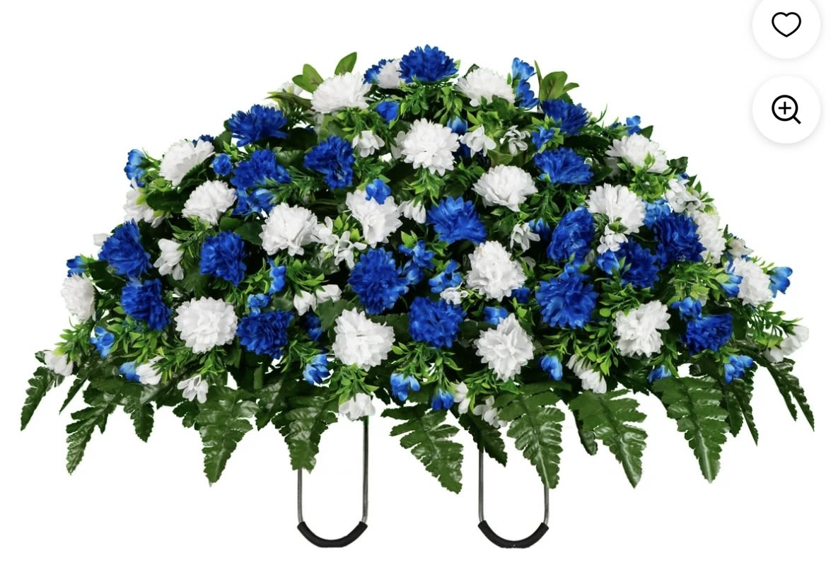 Too stone Topper Too stone Topper - Blue and white