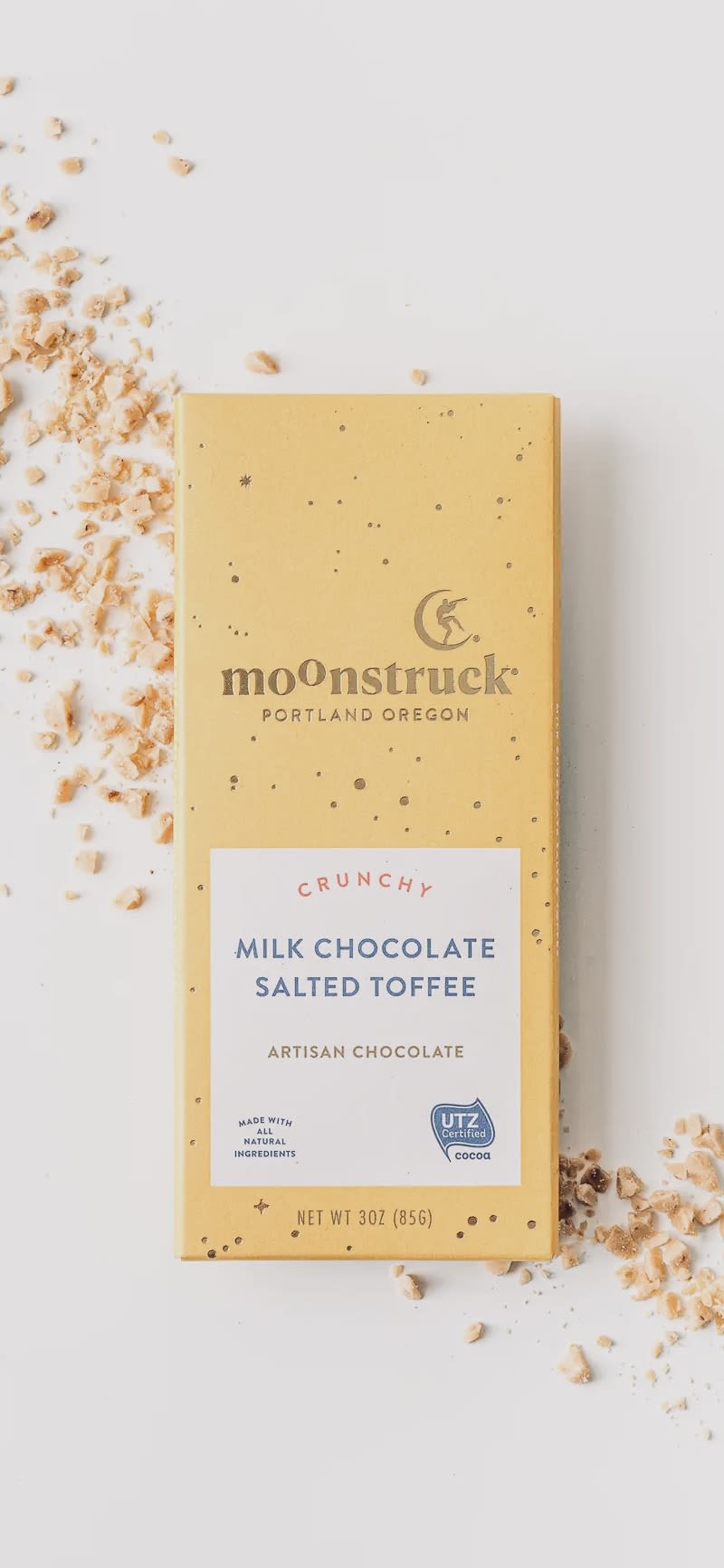 Milk Chocolate Salted Toffee Chocolate Bar Milk Chocolate Salted Toffee Chocolate Bar - Delicious milk chocolate made with salted toffee pairs sweetly with any floral design or gift set!
