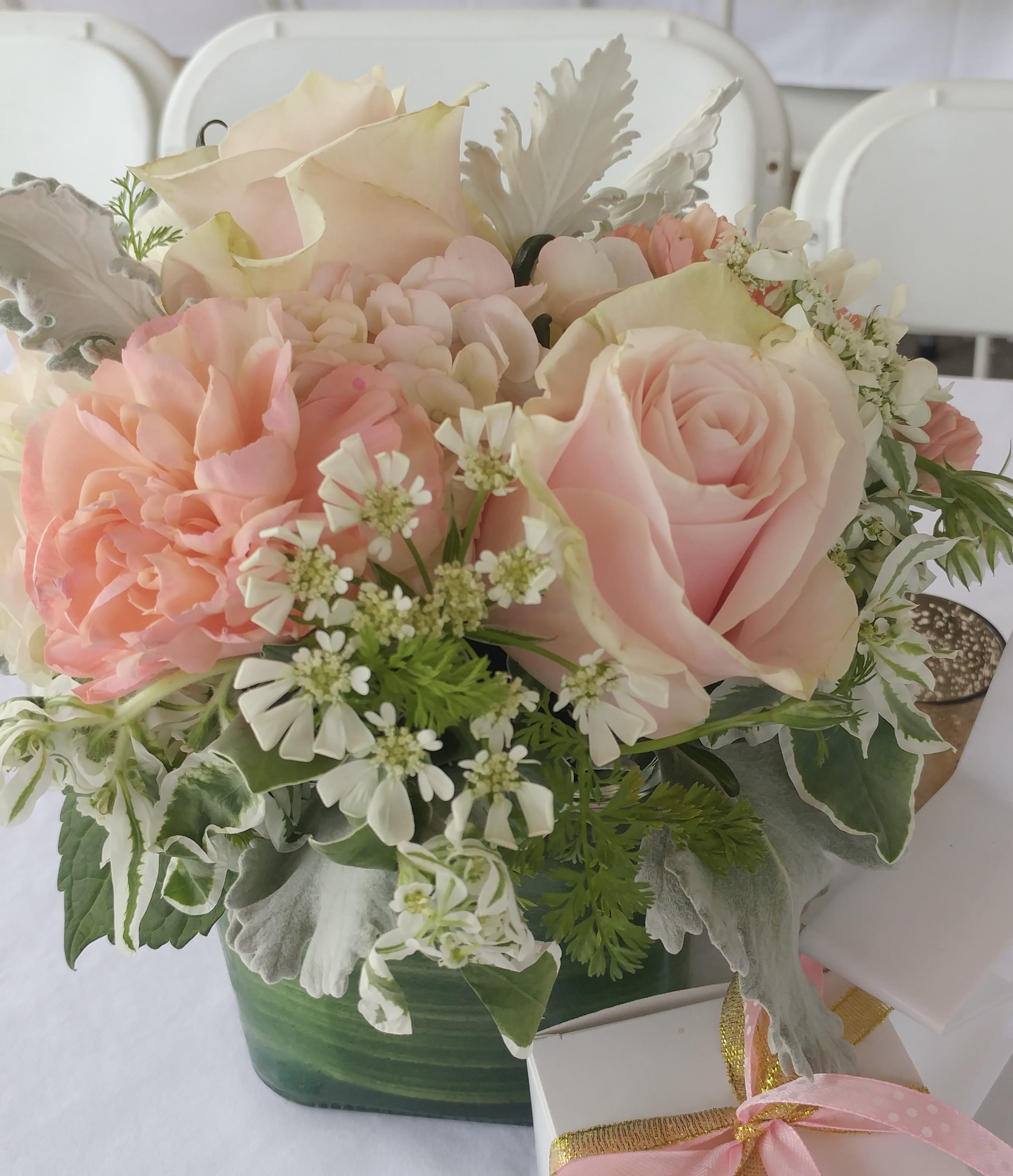 Blush Bouquet - Blush color flower arrangement