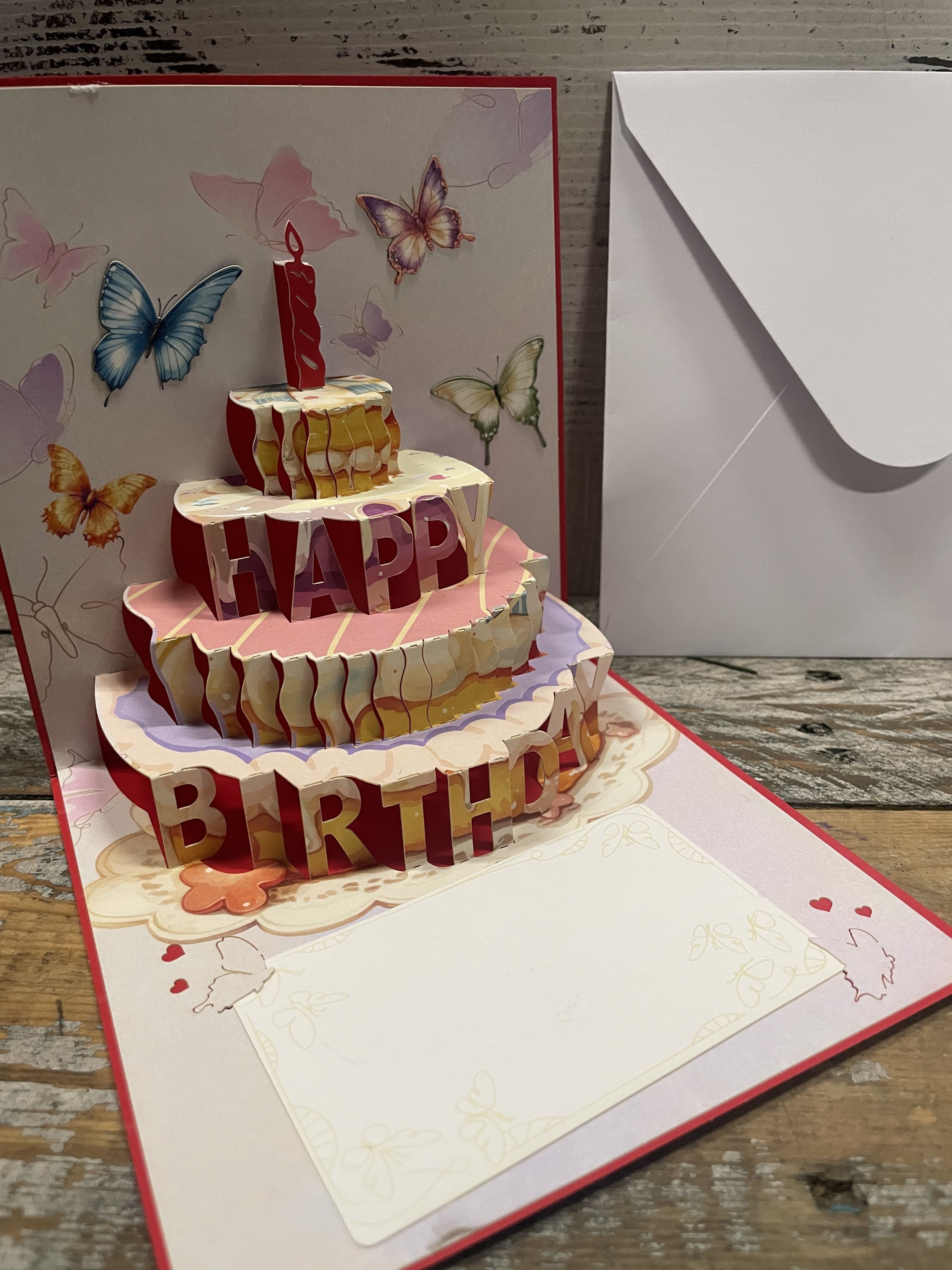 Birthday card Pop-out  - A fun pop up birthday card to add to with your order for that special day :) 