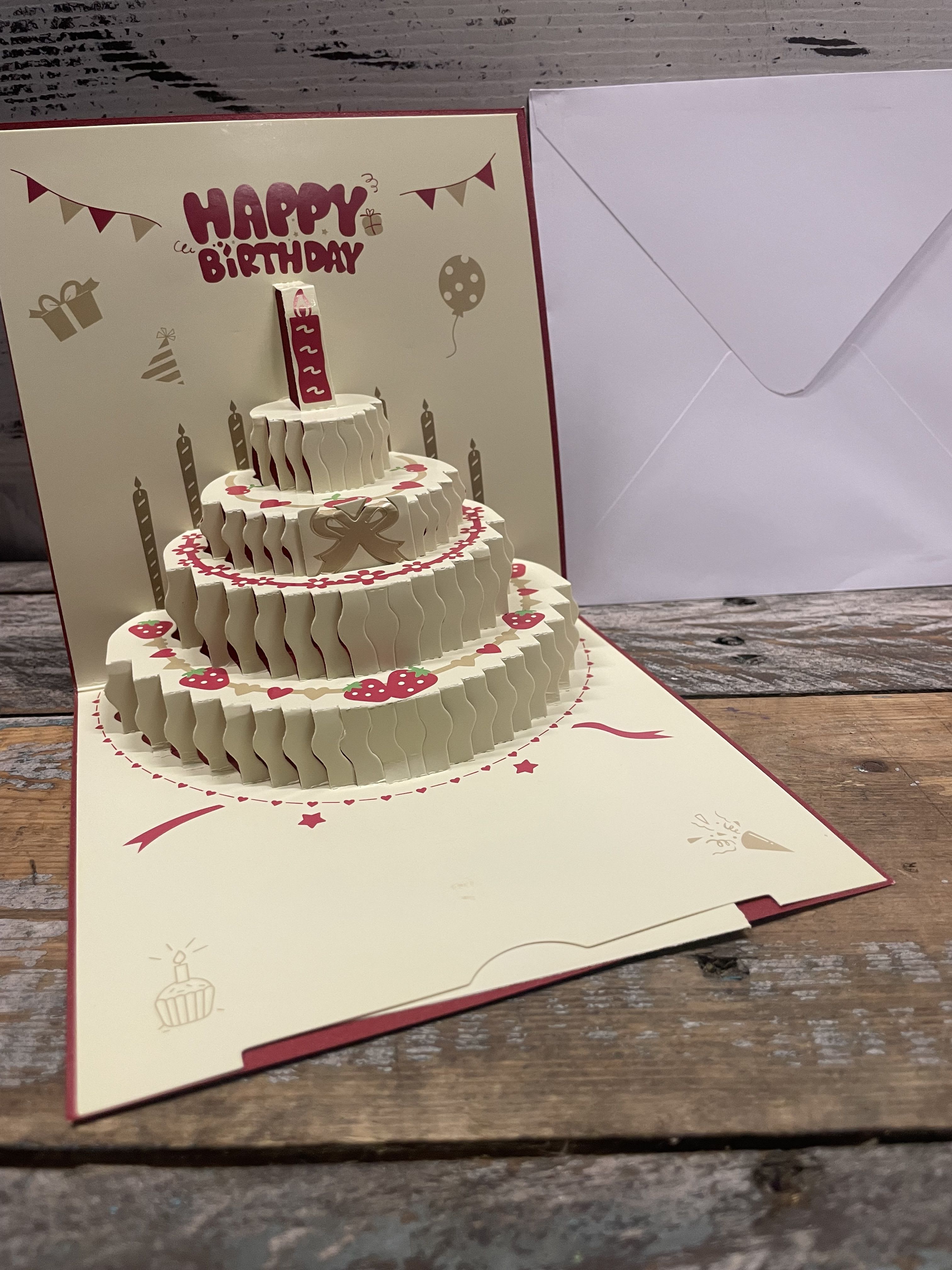 Birthday Card - A fun birthday pop up card!  Quick add together with you order!