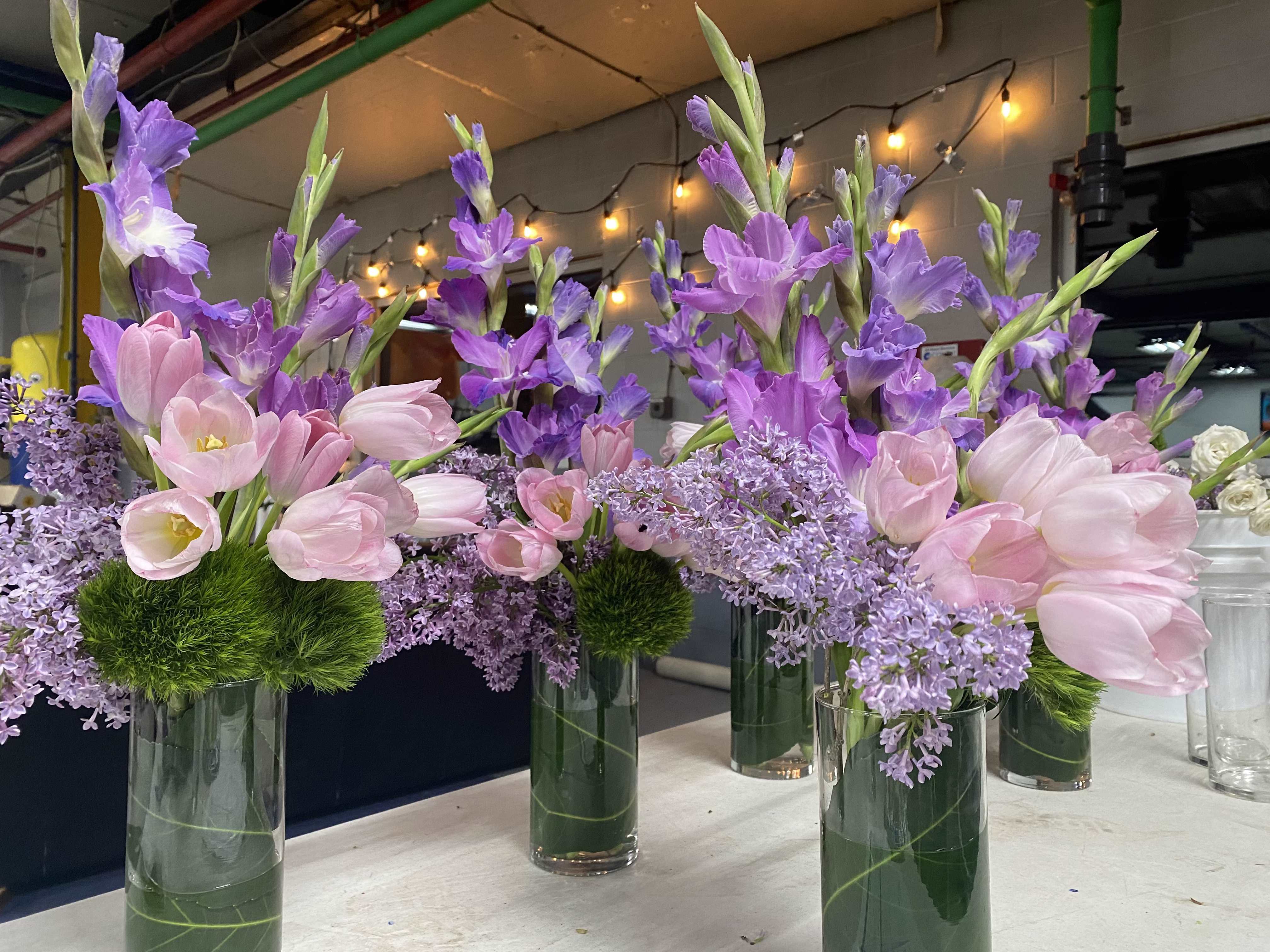 Evening Soirée - Your mother is full of love. Dedicate this bouquet to her honor. Named for a refined event, the Evening Soirée brings visions of music amid a soft sunset melting into a quiet night. 
