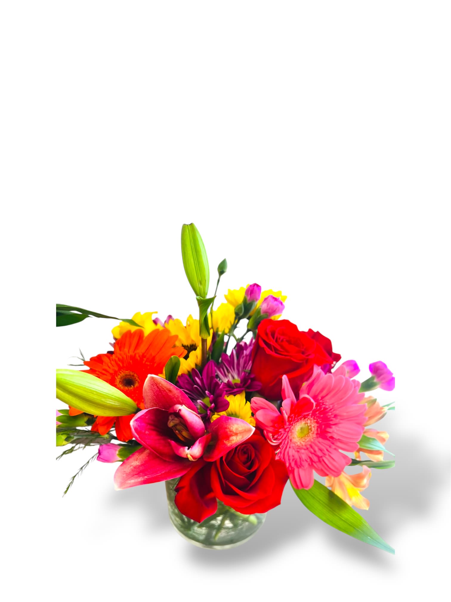 Beautiful Day by Amanda Beautiful Day by Amanda - Modern colorful burst of flowers.