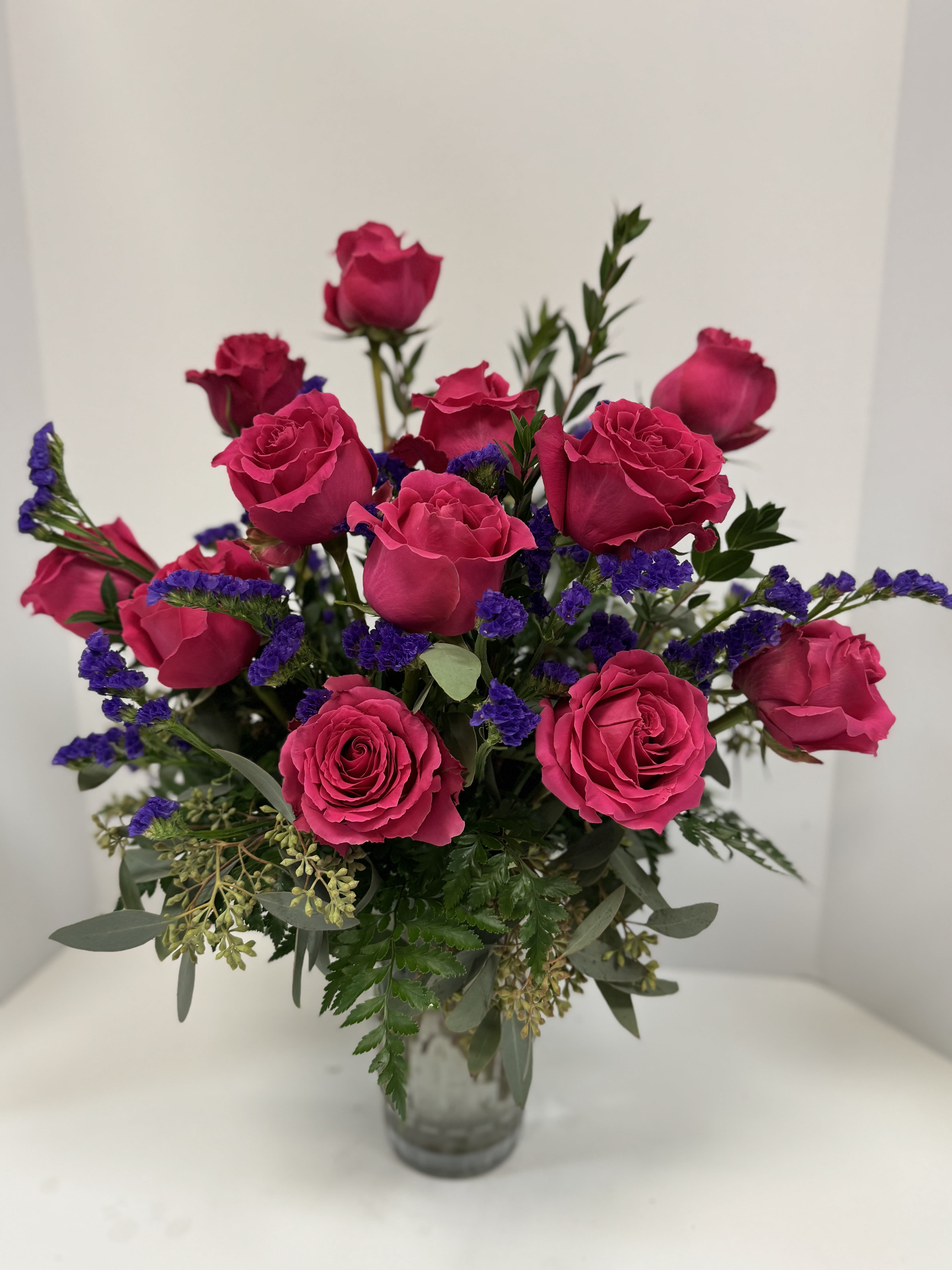Mother’s Day Roses Mother’s Day Roses - 1 dozen long stem roses. We offer colors in pinks, lavender, white, yellow, peach, orange, and red. Please specify color choice in the special instructions. If no choice is made, we will select the nicest variety available.