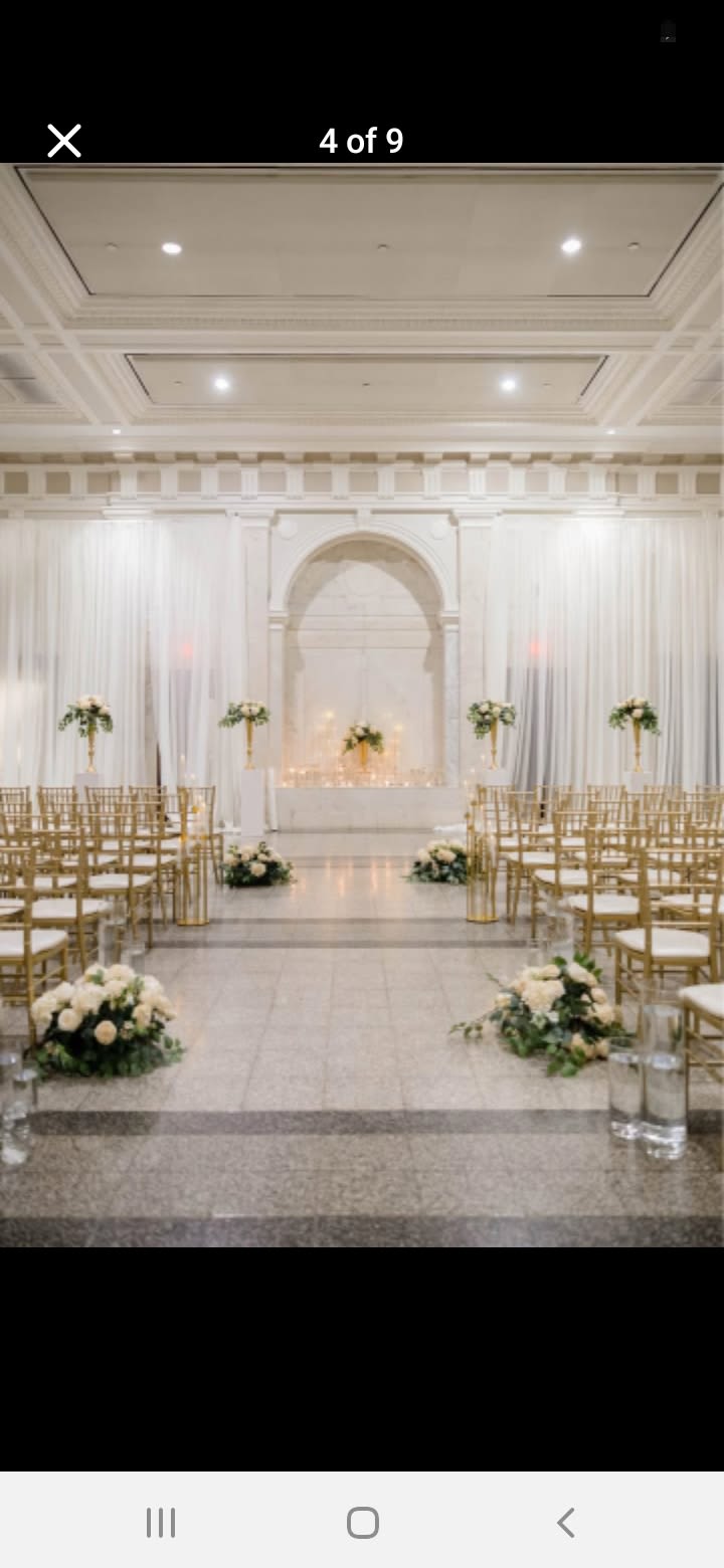 Table Centerpieces  - Can serve double duty: may utilize as wedding arbor accents and aisle runners then as table centerpieces and sweetheart table. Total of 12 items shown in &quot;Standard&quot; photos.