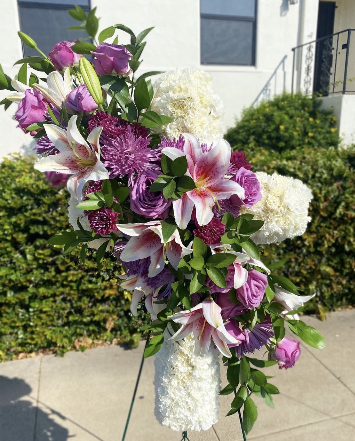 Peace be with you Peace be with you - This is one of our favorite cross arrangements we ever created. We make these with special touch. These can be made in different size. Please inquire for more details.