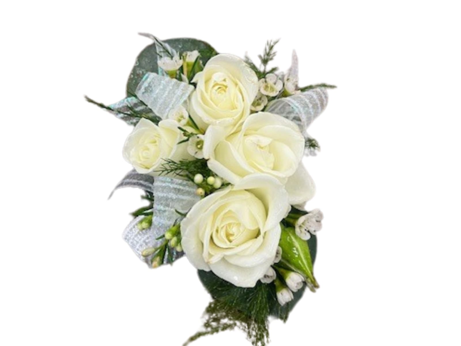 Corsage - Wrist corsage designed on standard elastic wristlet  Corsages can be made to compliment any color dress. with any number of color combinations *please let us know what color flowers you are looking for, and what color dress will be worn in special instructions
