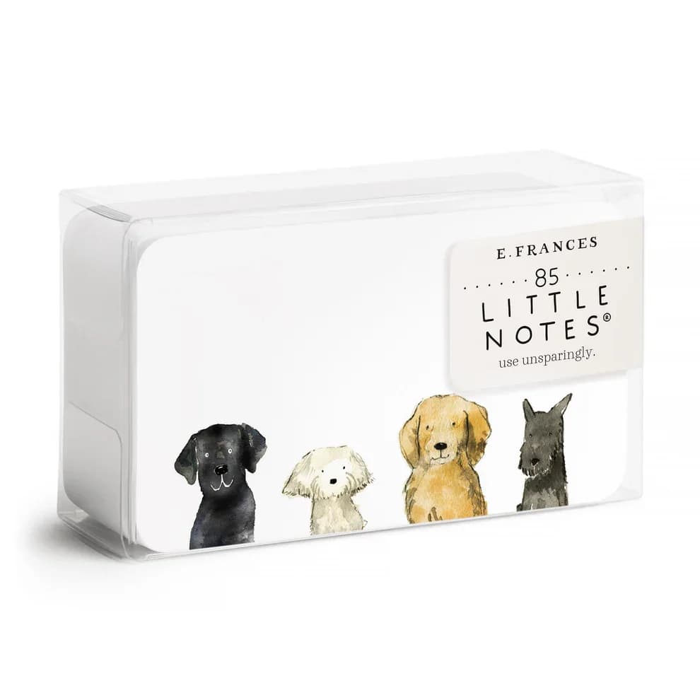 E. Frances Little Notes- DOGS - E Frances Little Notes are perfect for Lunchbox notes, love notes, quick notes for friends and loved ones. The perfect &quot;little note&quot; for any occasion!