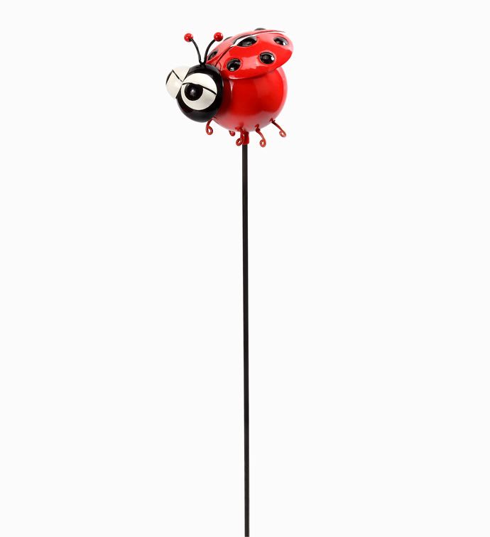 Ladybug Garden Stake Ladybug Garden Stake - Dimensions: 4.5" H x Material: Metal