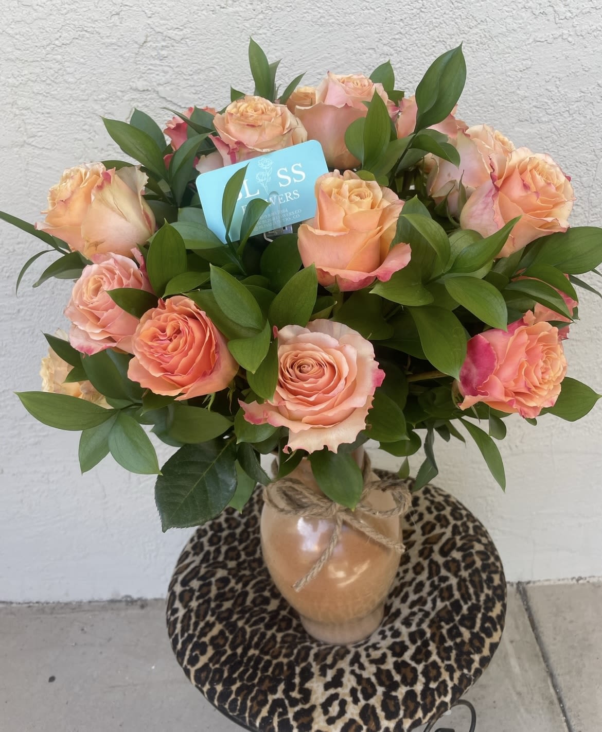 Peachy Perfection Peachy Perfection - This stunning arrangement features elegant peach roses symbolizing gratitude and admiration. The soft hues of peach create a soothing and inviting atmosphere, making this arrangement perfect for any occasion - be it a birthday, anniversary or a heartfelt thank you.