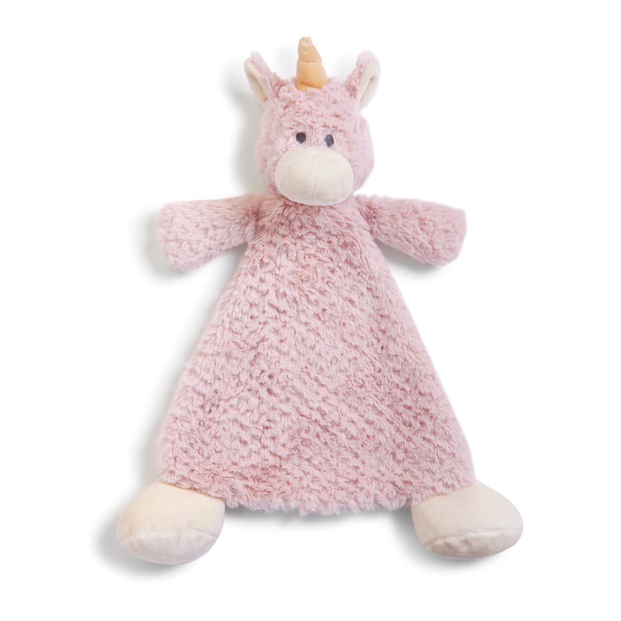 Wendy Unicorn Rattle Blankie Wendy Unicorn Rattle Blankie - This lovie features a whimsical animal design and rattle. Soft, tactile fabrics and rattle make the perfect first security blanket buddy and playtime pal. Children will cuddle right up with these luxurious-feeling blankies. These creature comfort cozies are a great gift for expectant parents or from parent to child. DEMDACO Wendy Unicorn Rattle Blankie by Cozies Collection. Made of Plush, Measures 12 Inches. Surface washable.