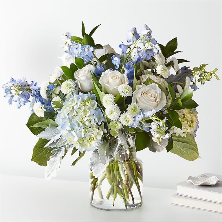 Clear Skies Bouquet - Let this uplifting arrangement be reminders of the clear skies ahead.