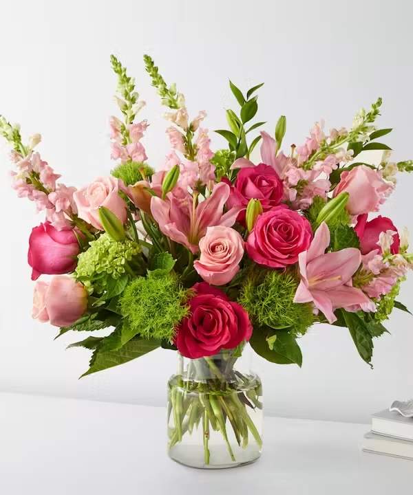 Once Upon A Time - Create your own fairytale by gifting the whimsical Once Upon A Time Bouquet. The pink snapdragons and colorful classic roses make an enchanting arrangement that will surprise mom on her special day.