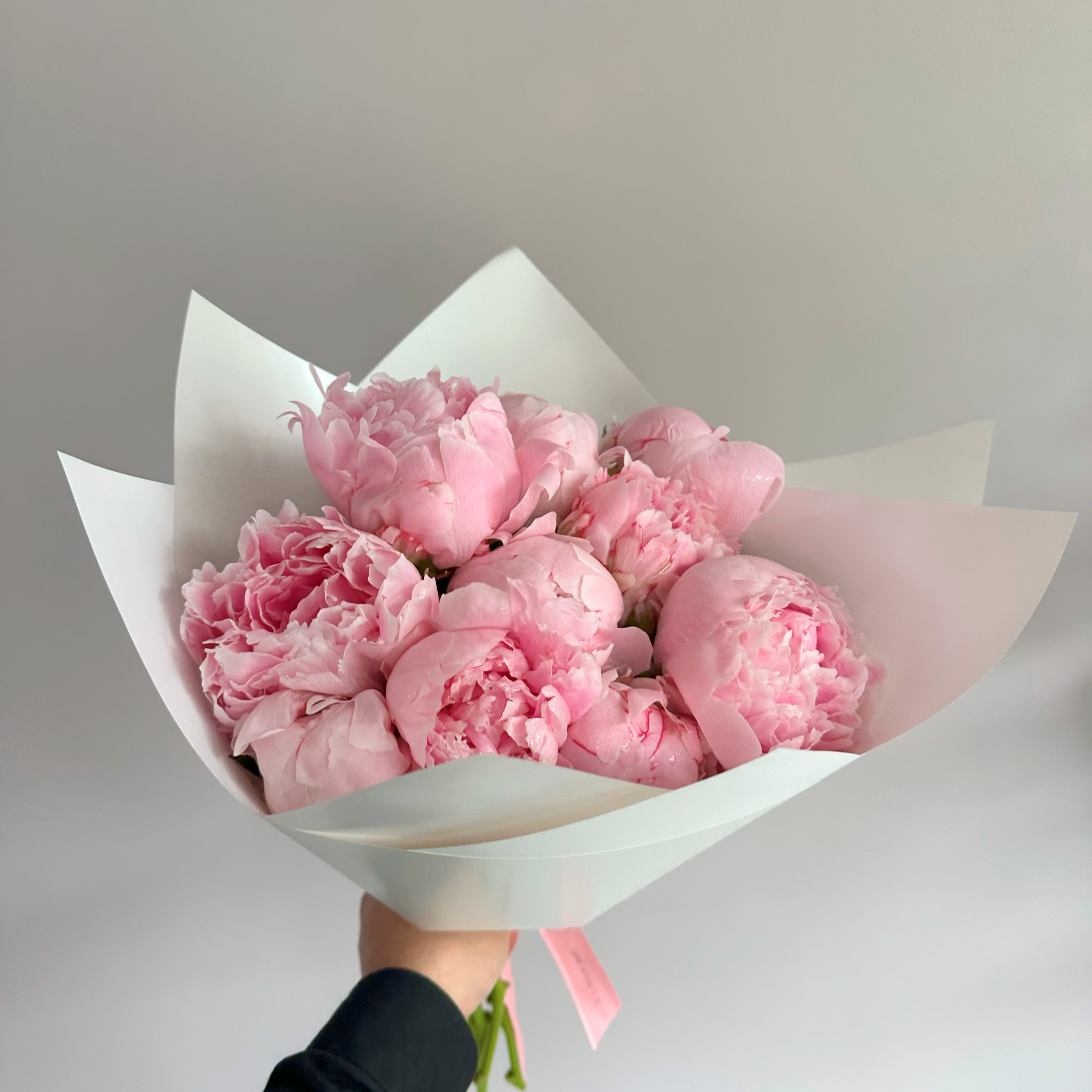 Pink And White Peonies Bouquet