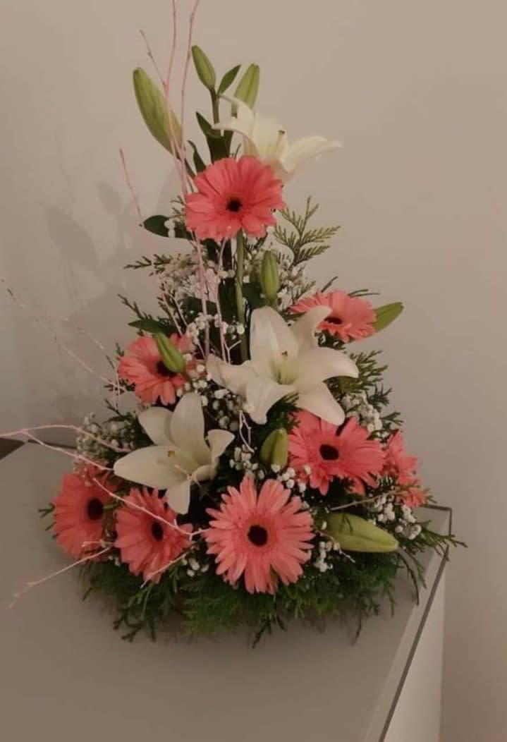 Ger&amp;Lily's  - Hermoso arreglo floral con Gerberas Lilies  nuve y Leather una combinacion perfecta para regalar