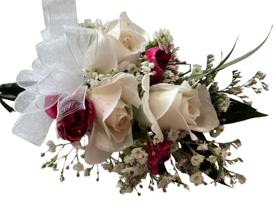 Corsage for Mother - This is a pin on Corsage you can give to your Mother or someone you want to honor. It is made with a mixture of fresh flowers.