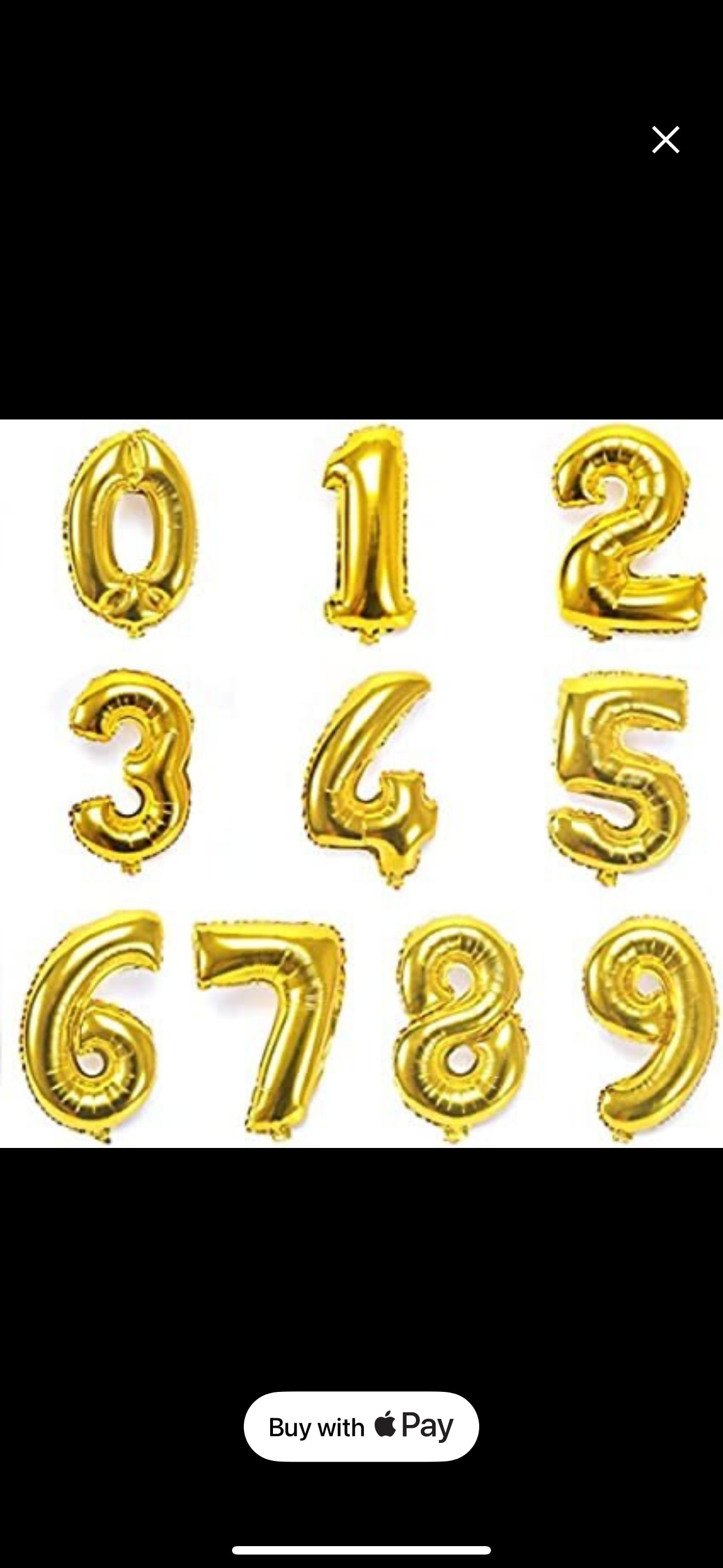 Number Balloons In gold 34” - Celebrate special milestones with this metallic gold balloon. You can pair it with other numbers and letters along with vibrant balloon bouquets for a spectacular sight.   Details: Gold colored Approximately 34&quot; (86.36 cm) tall 100% metalized polyester film