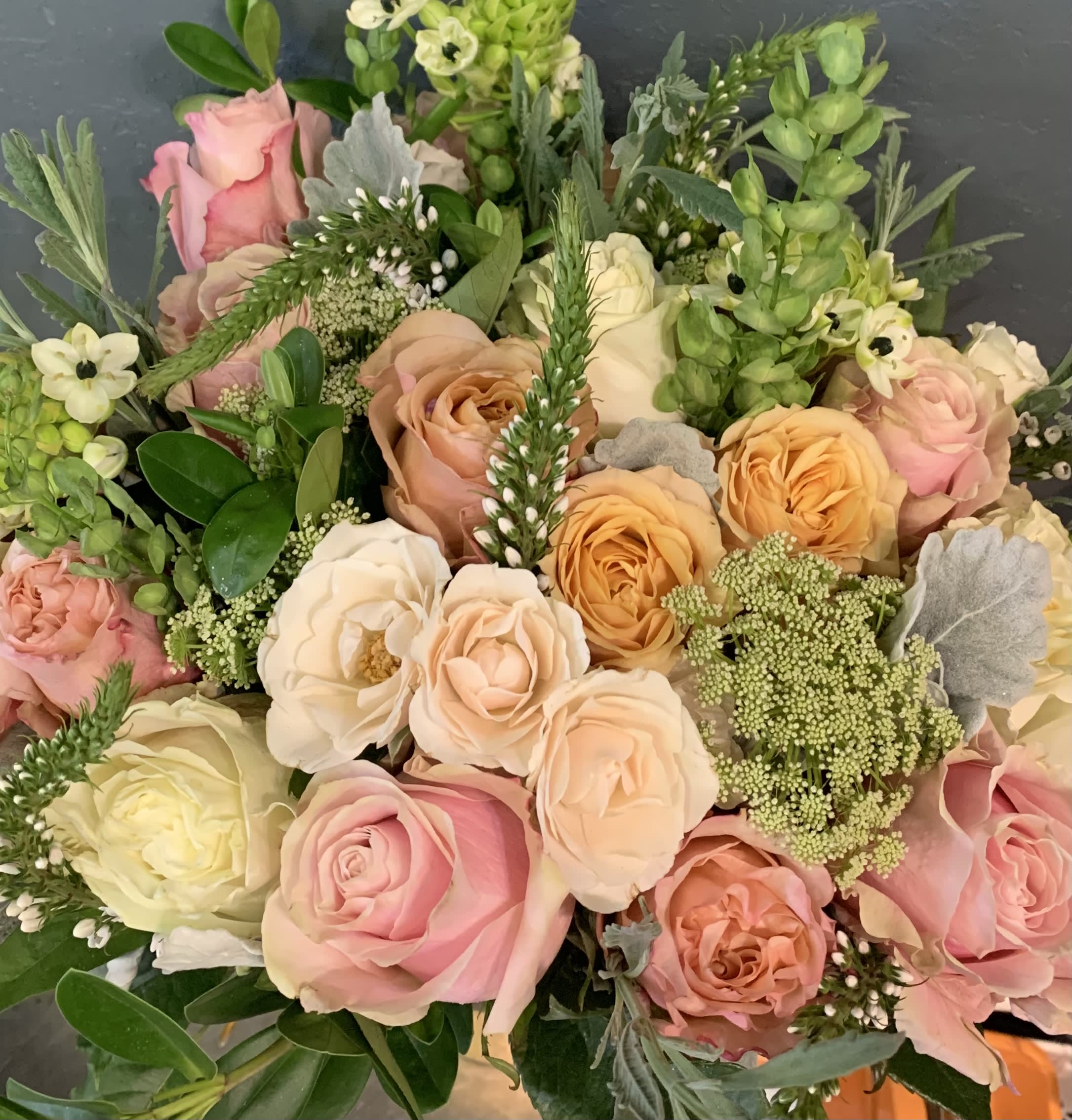 Royal Victorian Royal Victorian - This royal treatment is an assortment of elegance with roses and garden greens in a neutral pallet.