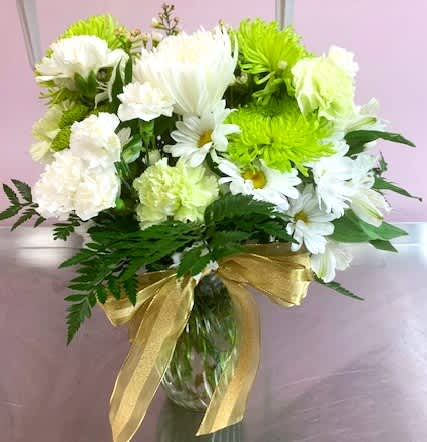 Spring Full! Spring Full! - Fresh and bright arrangement, that evokes a feeling of springtime, even in the midst of winter. Light and bright!