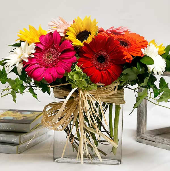 Cheers! - Love this arrangement but want more flowers included? This is the perfect option – We always fill to value with additional flowers and greens added to this amazing arrangement.  All prices in USD ($) 