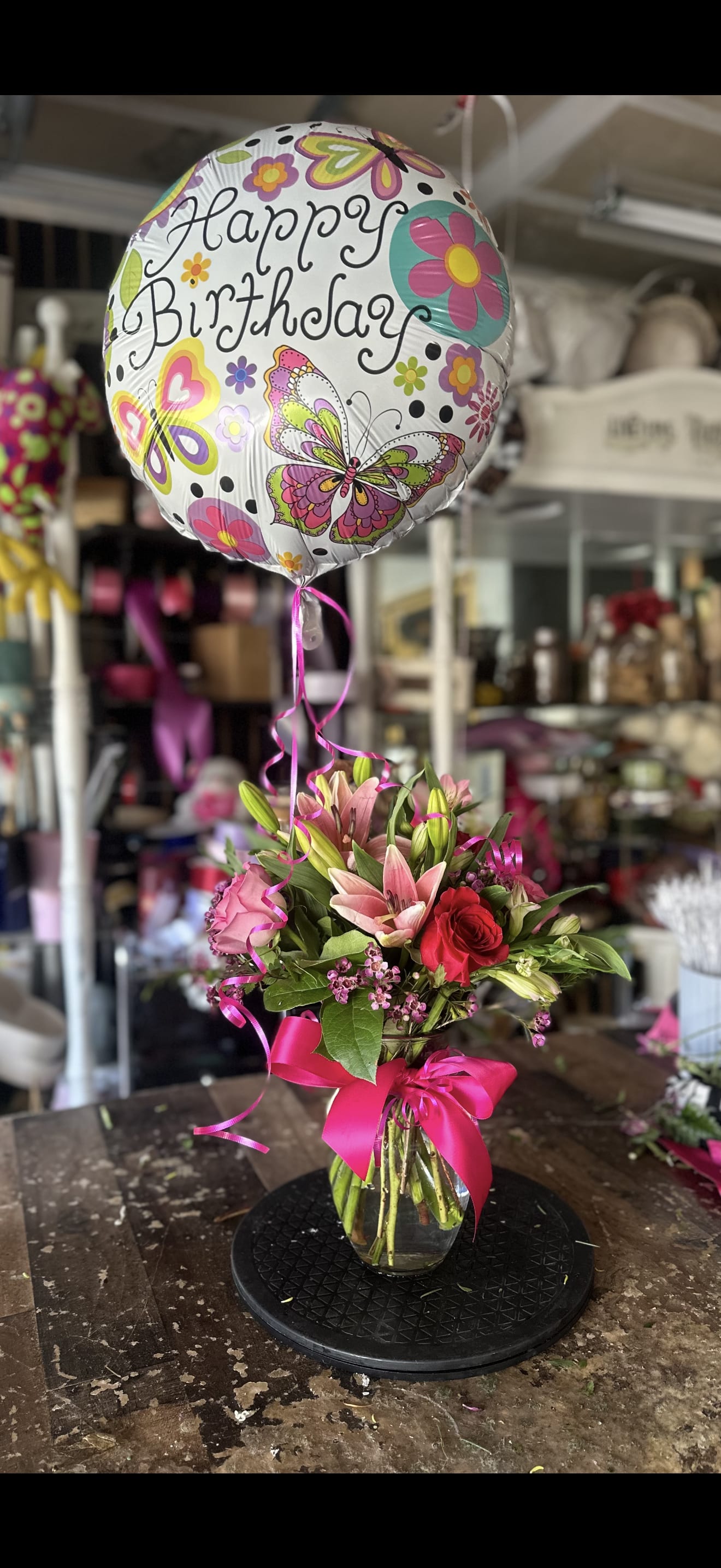 birthday wishes - mix arrangement