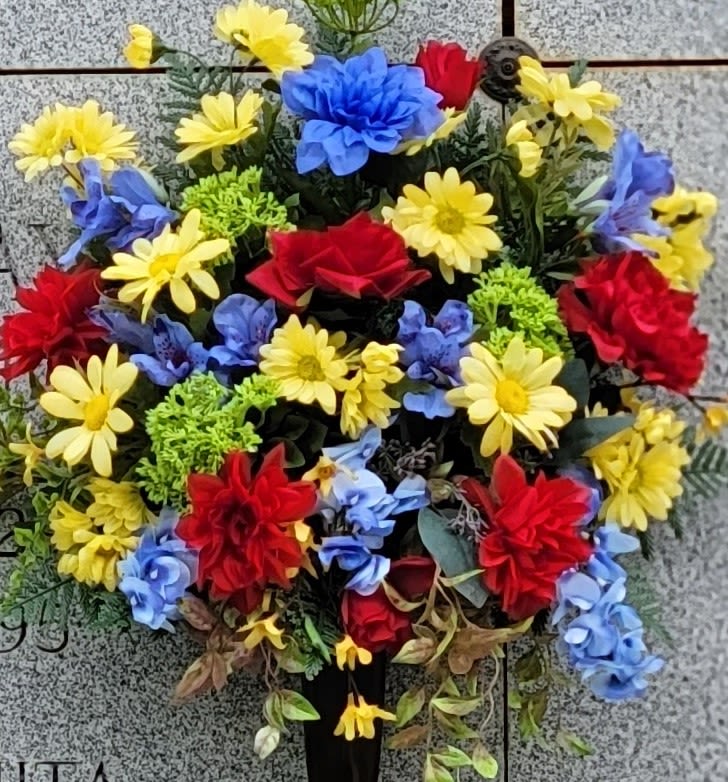 Artificial Wreath Artificial Wreath - Artificial Wreath for Mausoleums. Can do in any color