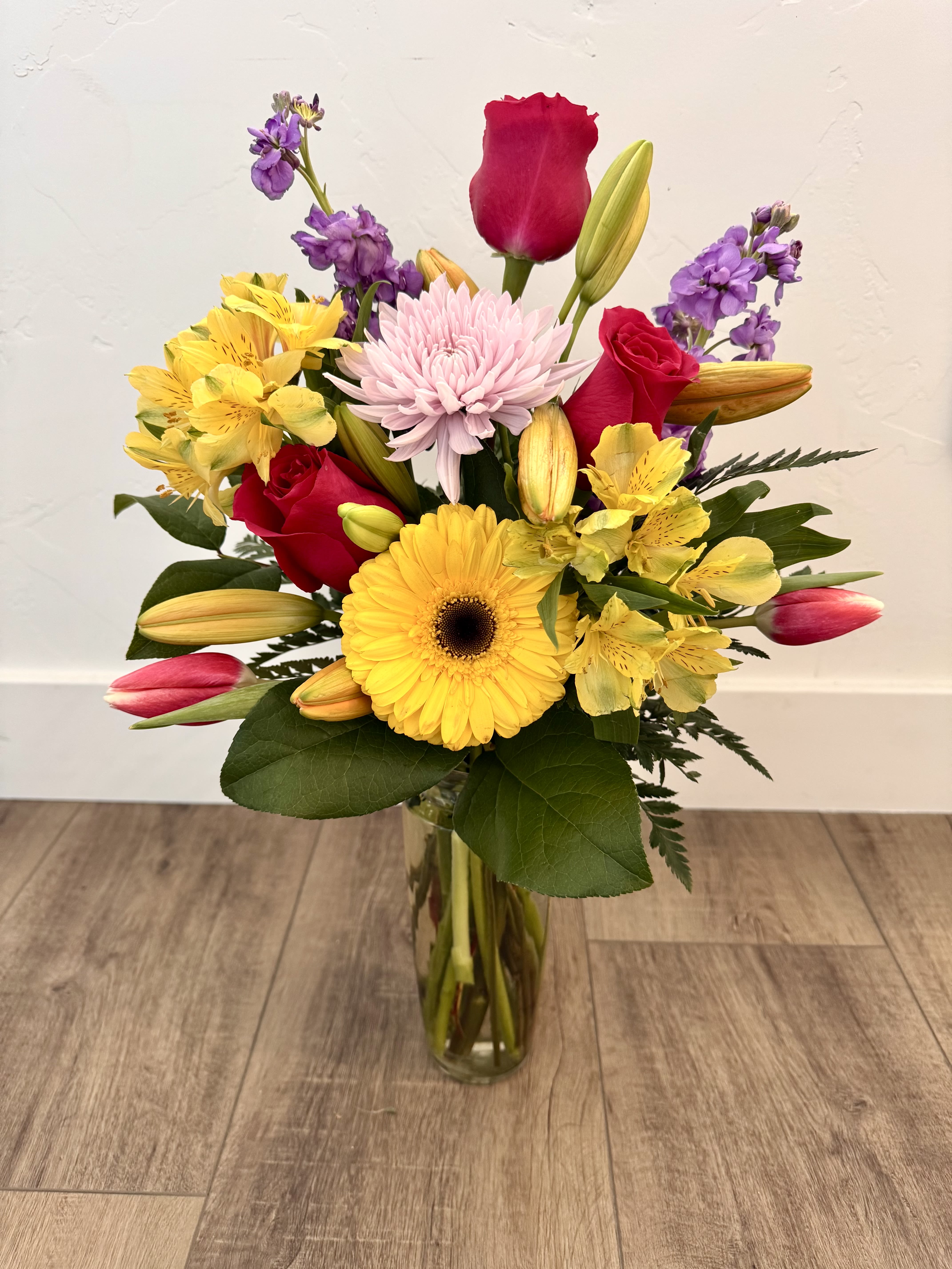 Life in Bloom Life in Bloom - A Variety of Beautiful flowers in a vase
