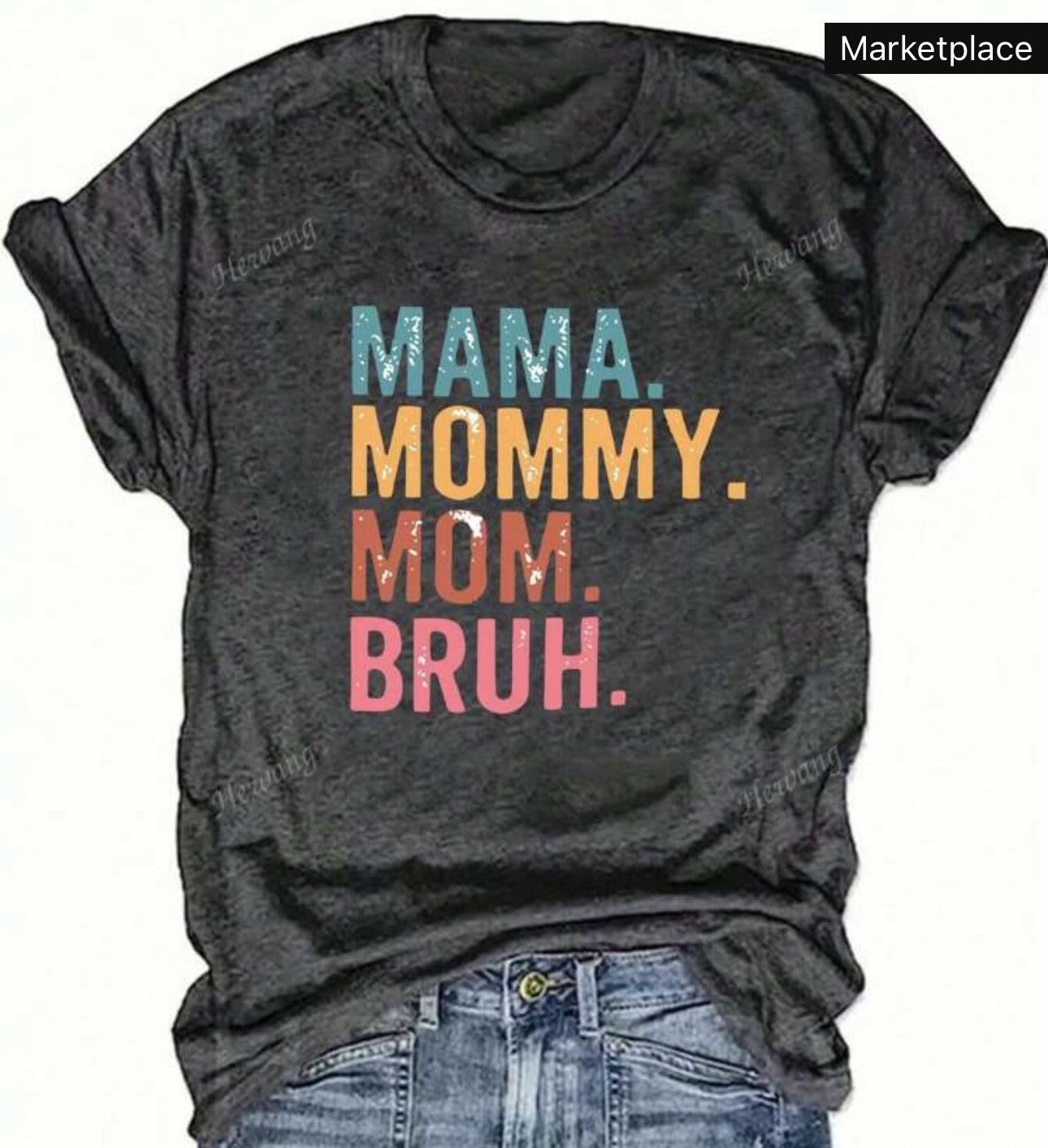 T-shirt mom black T-shirt mom black - Universal size T-shirt
